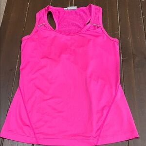 Athleta Fitted Pink Sleeveless Tank Top